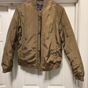 Forever 21 Men's Brown Bomber Jacket